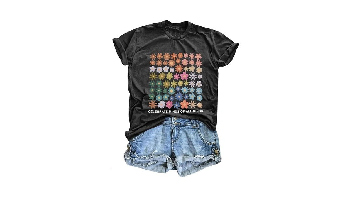 Amazon code: Celebrate Minds Of All Kinds Shirt Women