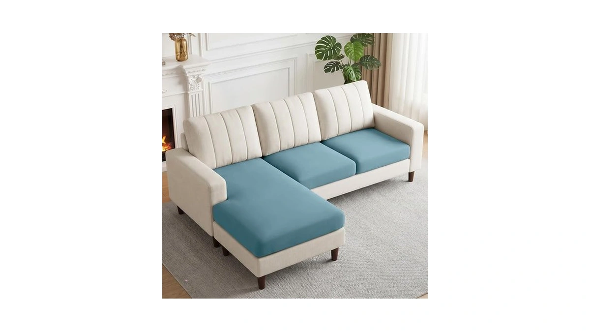 Kincam Sectional Couch Covers Stretch Couch Cushion Covers For L