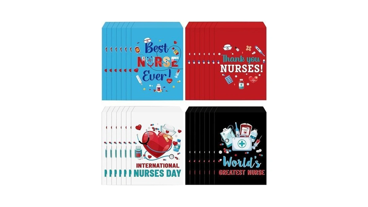Fullhawl 120 Pcs Nurse Graduation Gift Bags Nurses Appreciation Favor