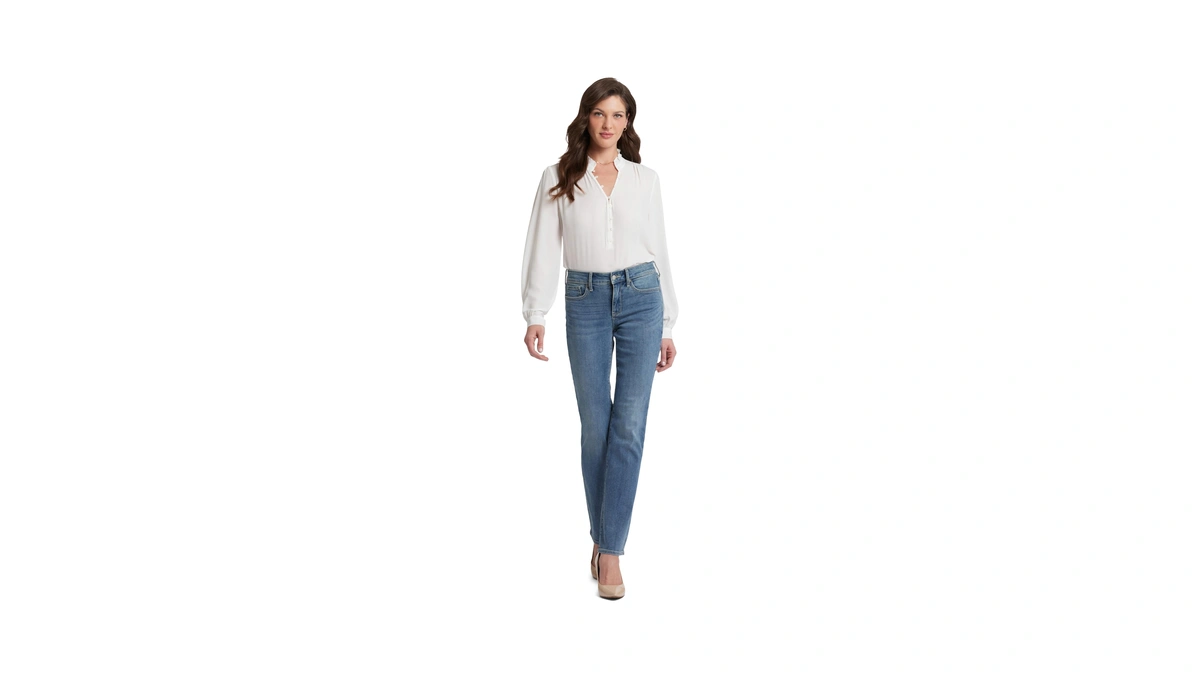 Nydj Women’s Marilyn Straight Leg Denim Jeans | Slimming &