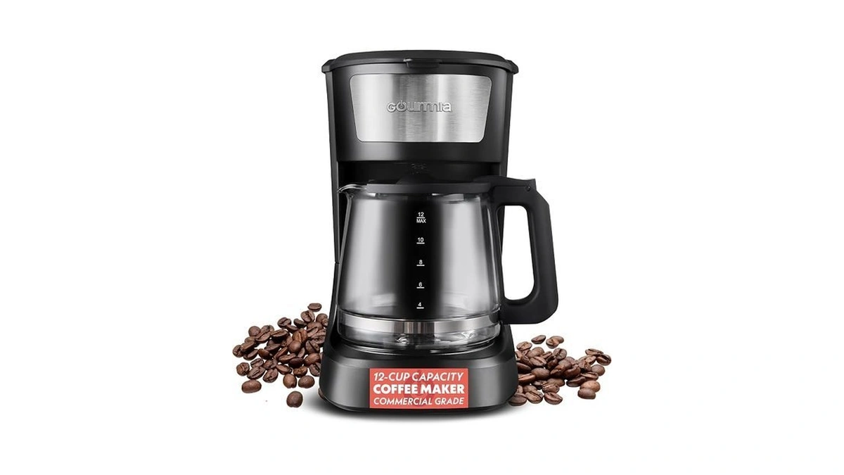 Gourmia 12 Cup One-touch Coffee Maker – Pause And Serve