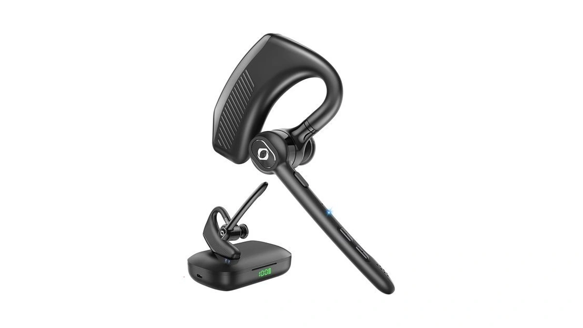 Bluetooth Headset Wireless Earpiece Iphone Android Wireless Charging Case Microphone