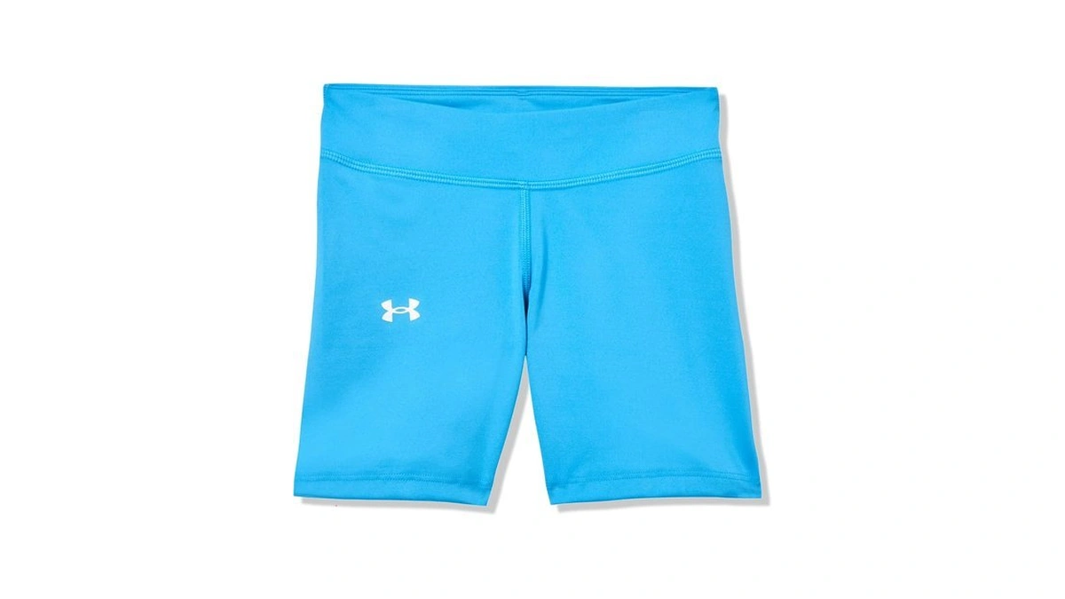 Under Armour Girls' Motion Bike Shorts, (452) Ether Blue /
