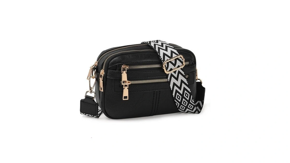 Tantomi Crossbody Bags For Women, 6-pockets Cross Body Purse, Vegan
