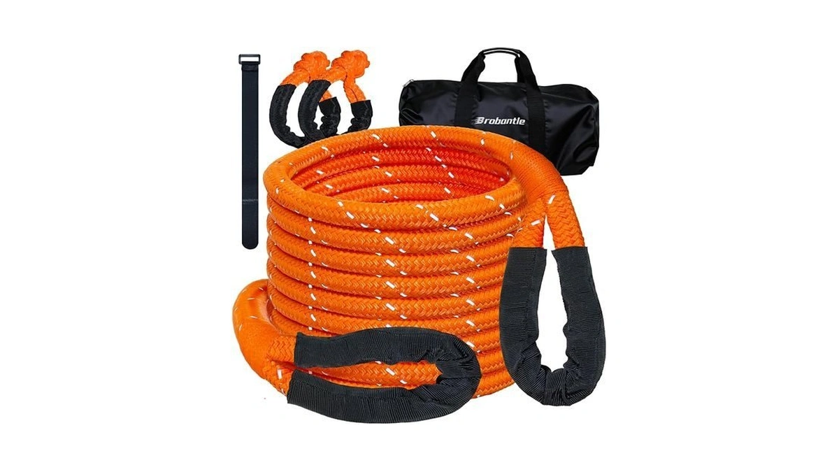 Kinetic Recovery Rope 7/8" X 30ft, 48600lbs Breaking Strength Kinetic