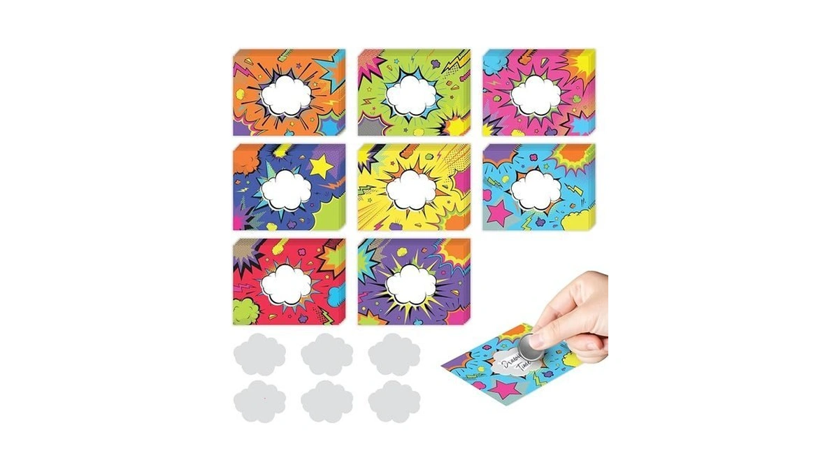 Woodamore Custom Scratch Off Cards - 50 Scratch Off Tickets