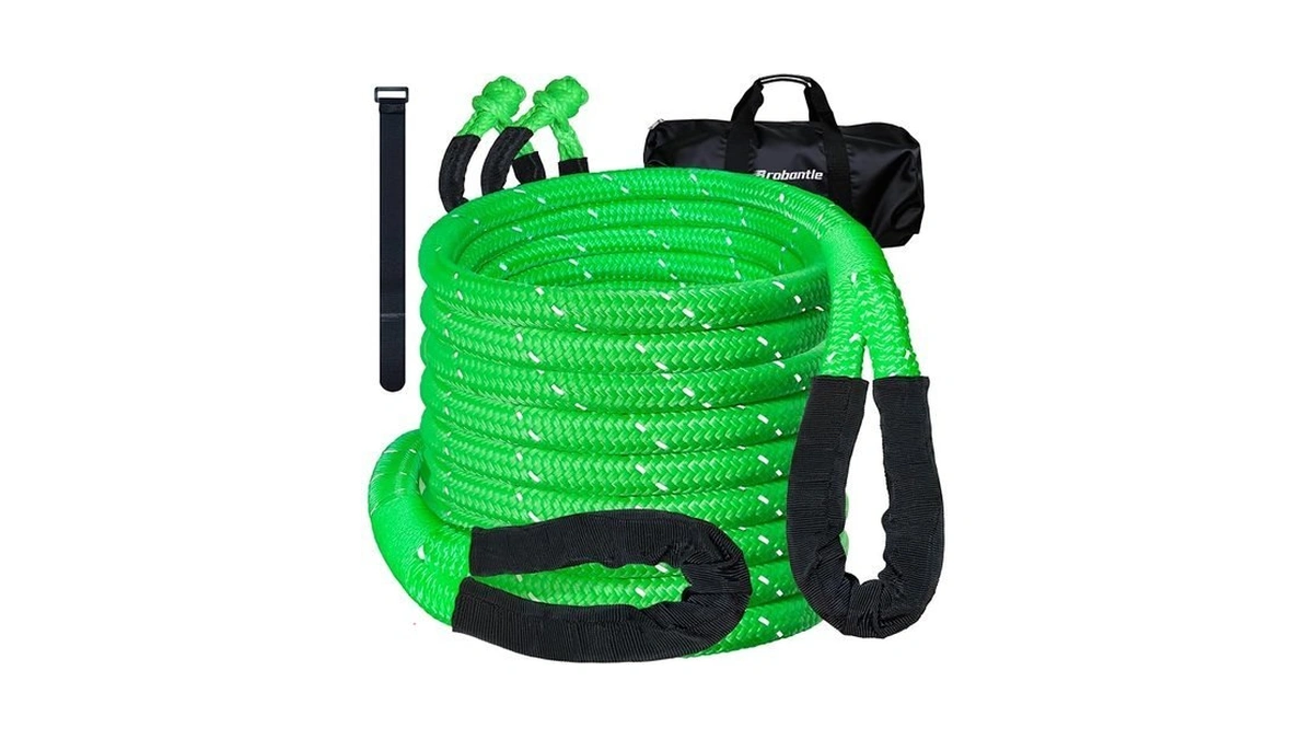 Kinetic Recovery Rope 7/8" X 30ft,48600lbs Breaking Strength Kinetic Tow