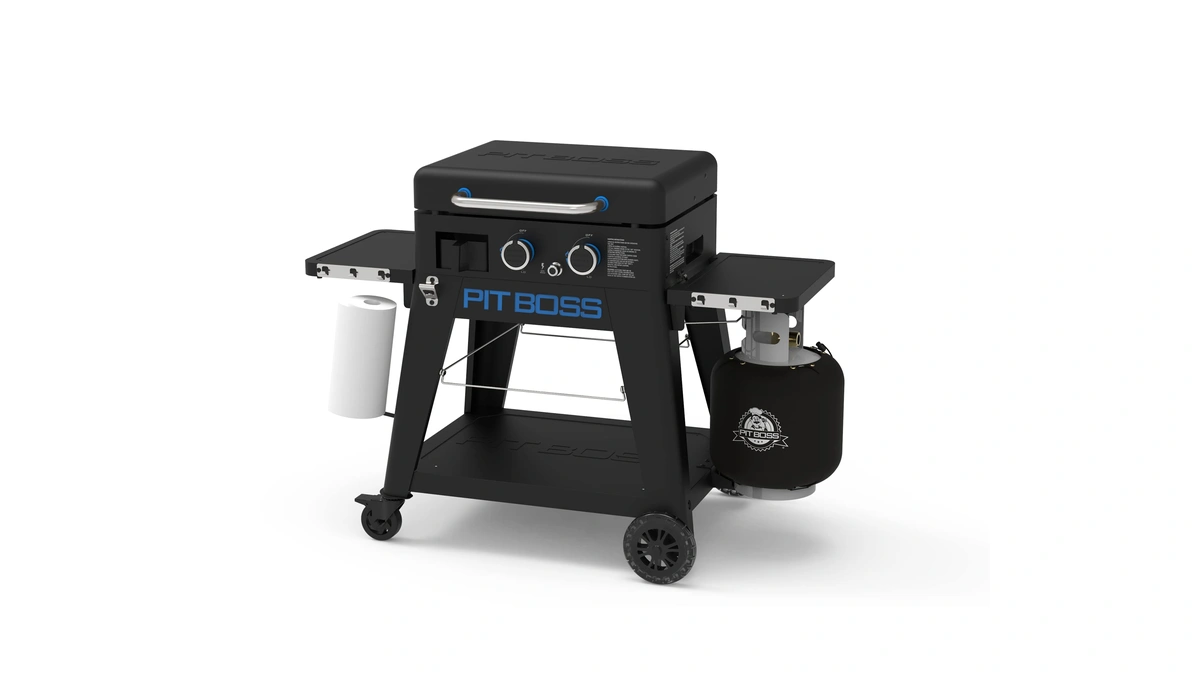 Pit Boss 2-burner Propane Gas Non-stick Ceramic Coated Rust-resistant Portable