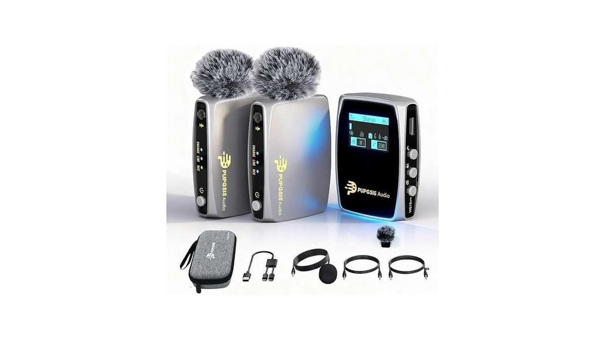 Wireless Lavalier Microphones For Phones Cameras, Mini Mic Lapel Wireless