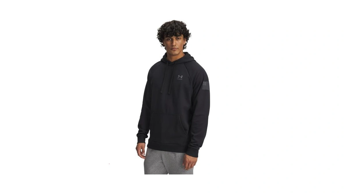 Under Armour Men's Freedom Flag Hoodie, (001) Black / /