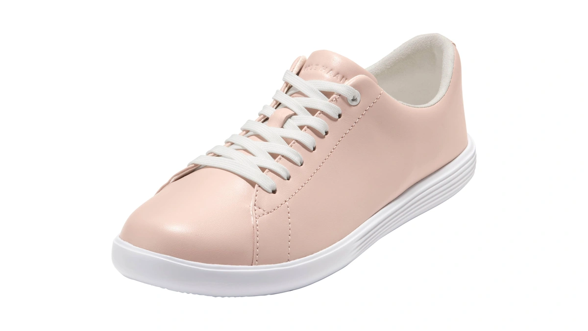 Cole Haan Women's Grand Crosscourt Sneakers, Cameo Rose/white, 9.5-b Us