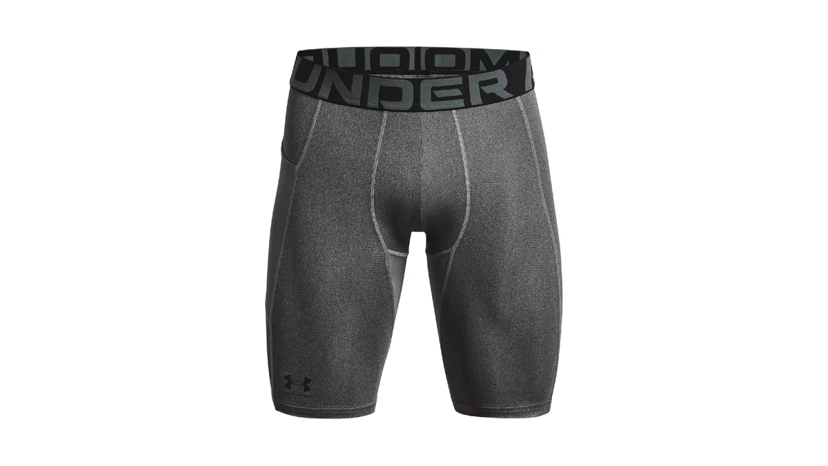 Under Armour Men's Heatgear Pocket Long Shorts , Carbon Heather
