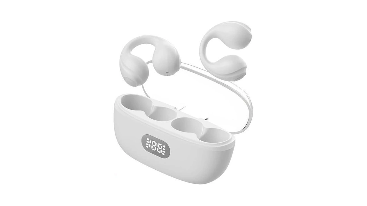Wireless Headphones,wireless Ear Clip Bone Conduction Earphones Bluetooth 5.3 For