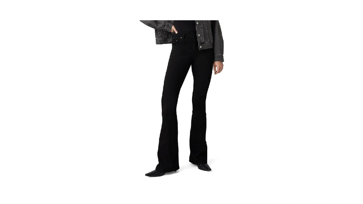 Levi's Women's 726 High Rise Flare Jeans, (new) Soft Black,