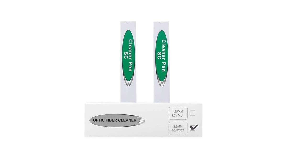 Fiber Optic Connector Cleaning Pen,2pcs Fiber Optic Cleaner Pen For