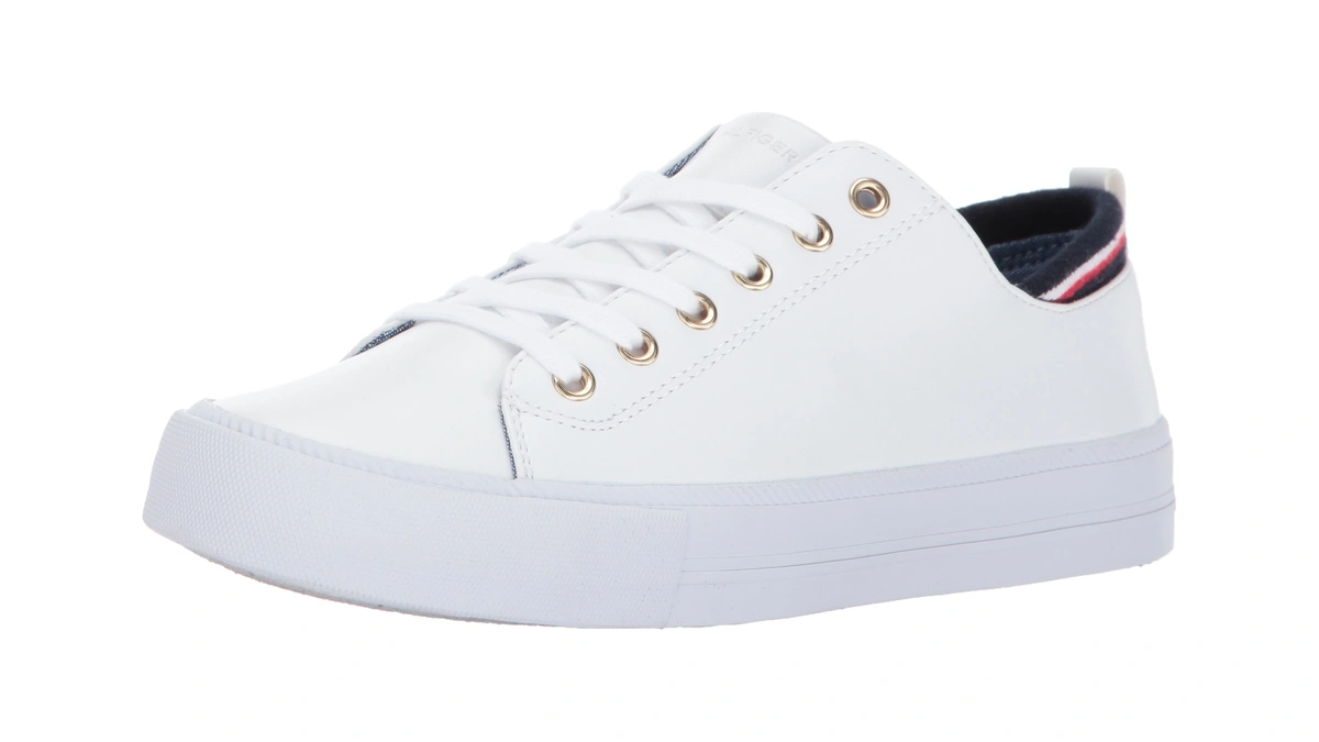 Tommy Hilfiger Women's Two Shoe, White, 5 Medium Us