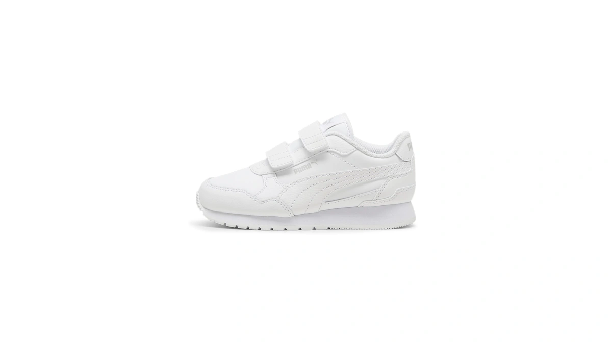 Puma Unisex-child St Runner Hook And Loop, Puma White-cool Light