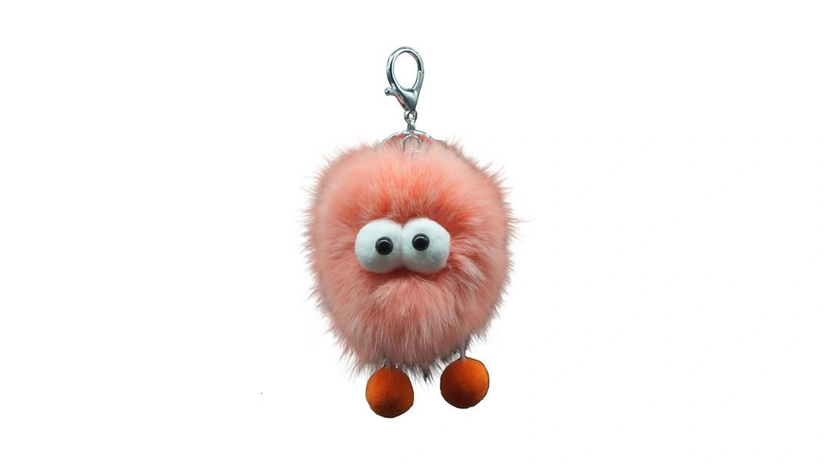 Srytcyda Cute Plushs Keychains For Women, Big Eyes Kawaii Plush