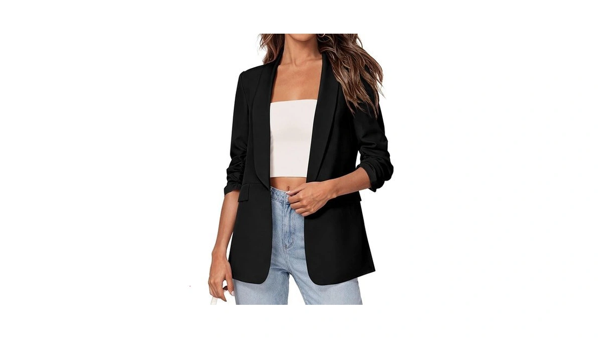 Prettygarden Women's 2026 Spring Blazers Business Casual Outfits Open Front