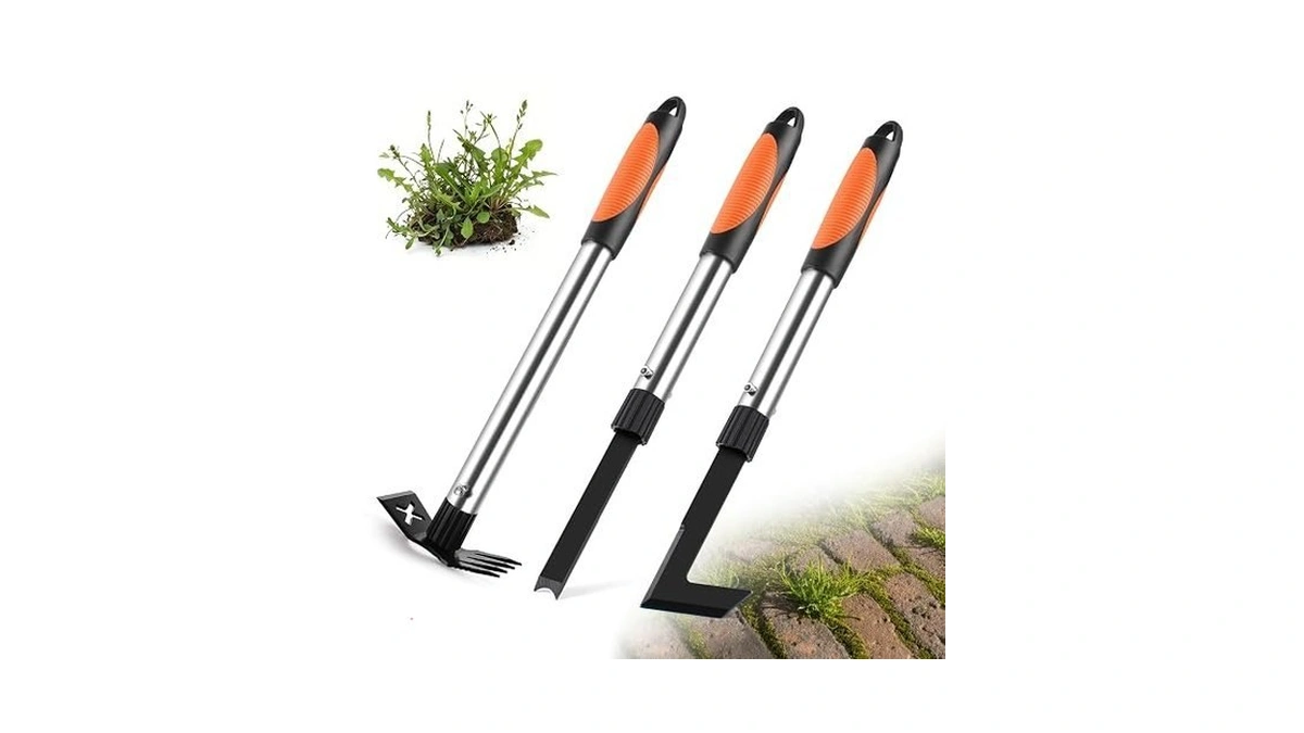 3 Pack Weed Remover Tool Manual Weeders Set, Hand Held