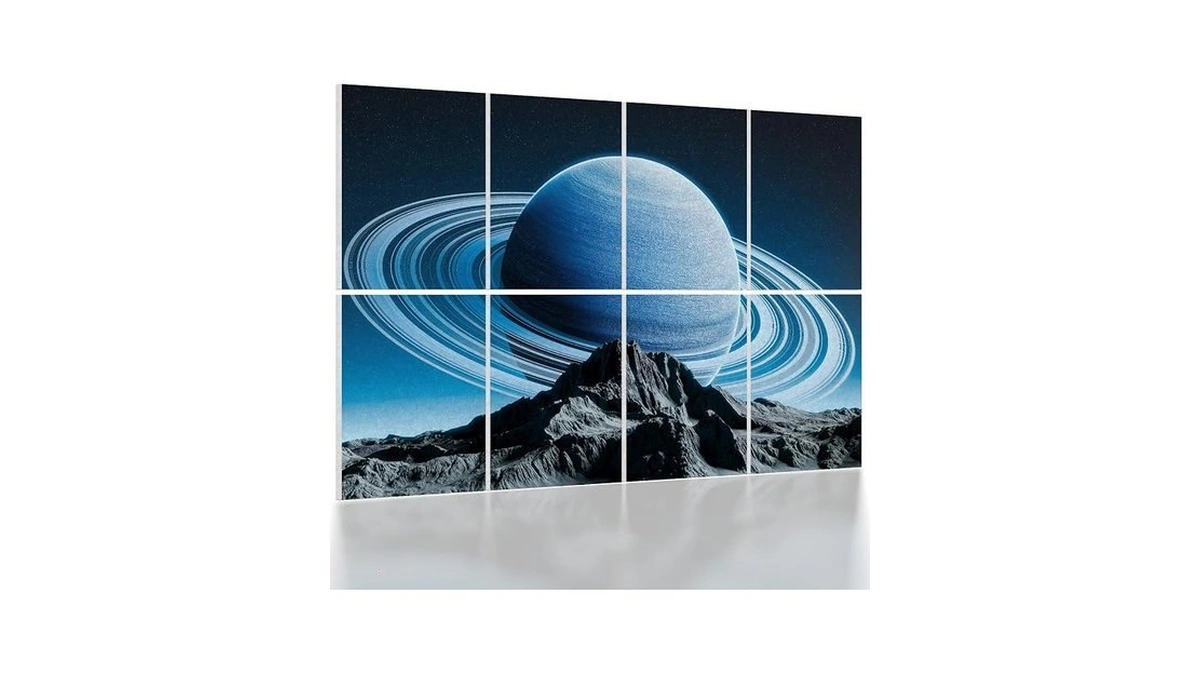 Umiacoustics 8 Pcs 0.7inch Thick Art Acoustic Panels, Total 47.2”