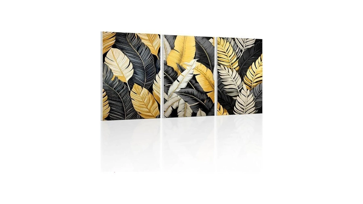 Umiacoustics 3 Pcs 0.7inch Thick Art Acoustic Panels, Decorative Acoustical