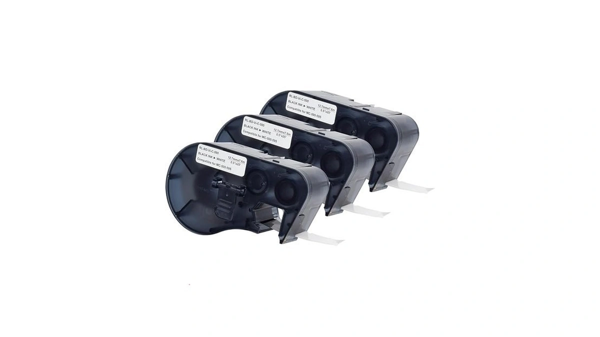 M21-500-595 Vinyl Label Tape - M210 Labels Compatible With Bmp21