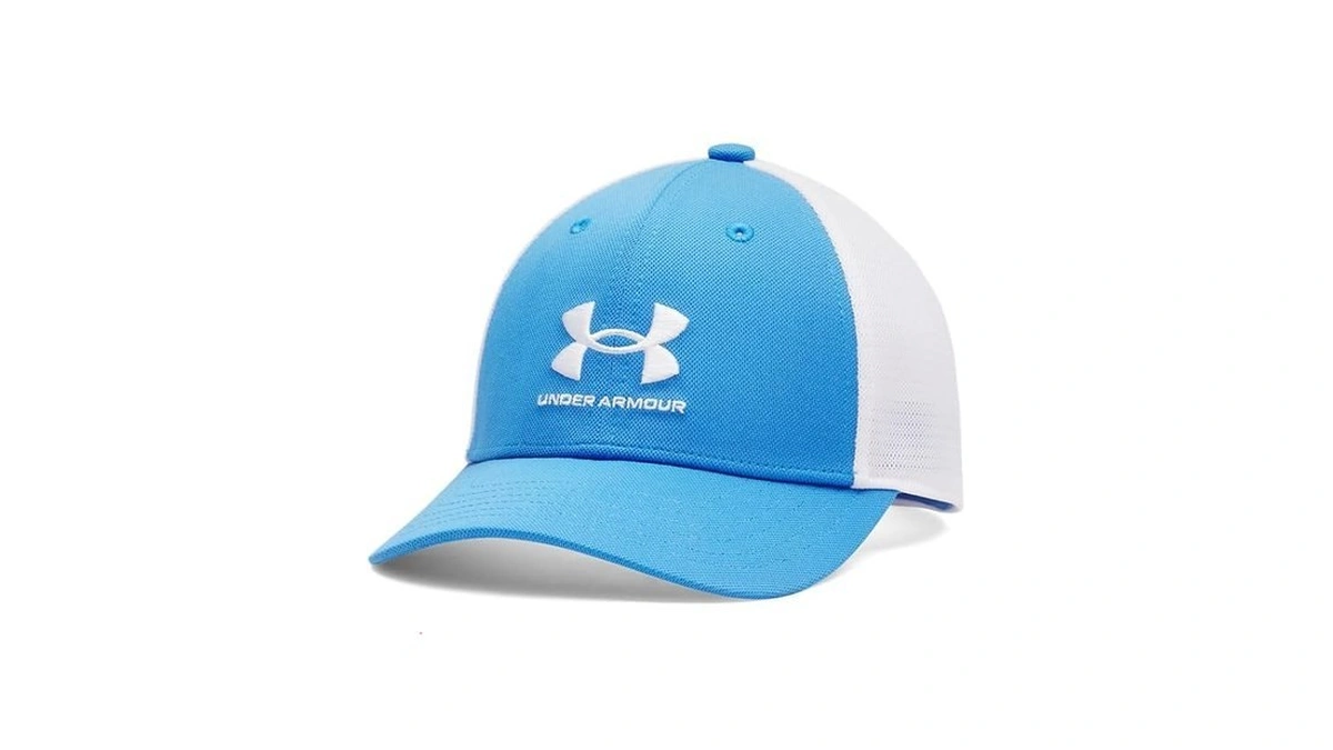 Under Armour Boys' Blitzing Trucker Hat, (402) Blue Atlantis/white/white, One