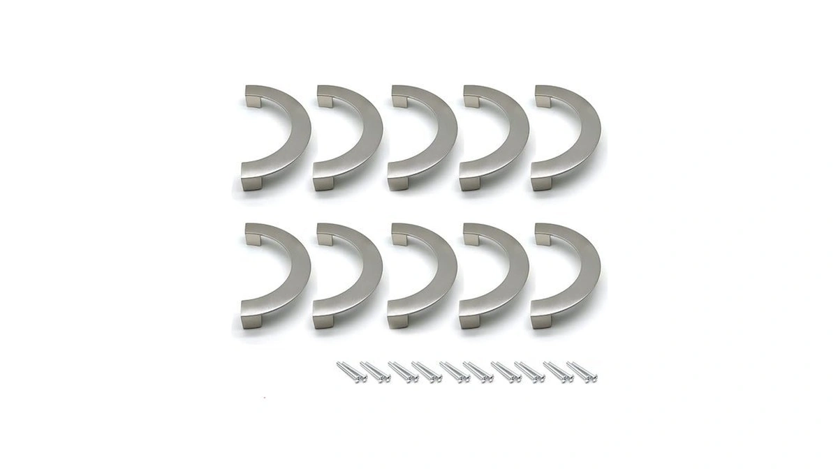 Susenya Kitchen Cabinet Handles, Half Moon Cabinet Pulls, Semicircle Cabinet