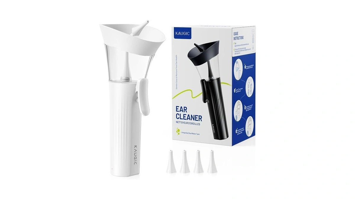 Kaugic Ear Wax Cleaner - One-hand Ear Wax Removal Kit