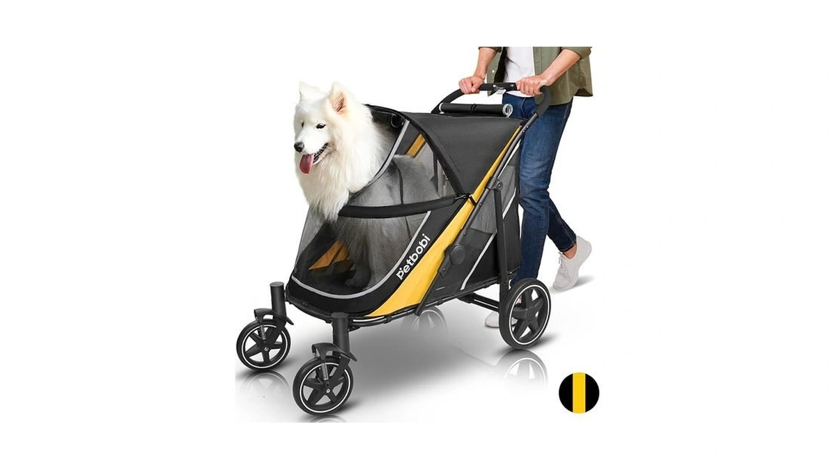 Petbobi Dog Stroller For Large & Medium Dogs - Easy