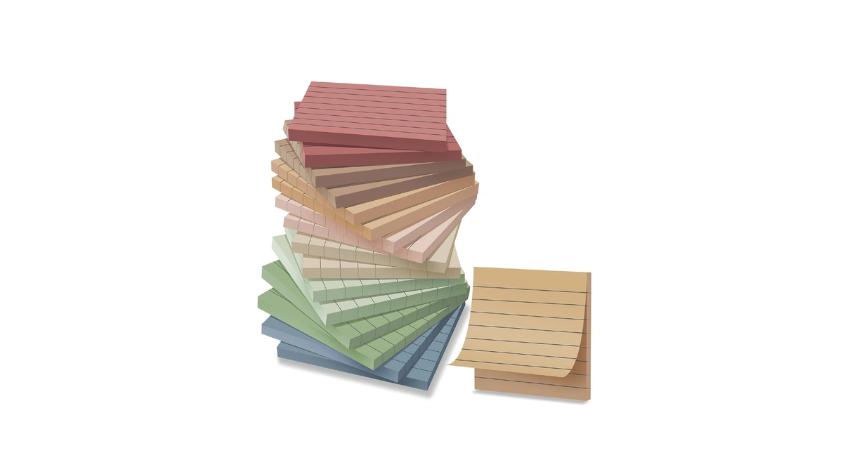 (16 Pack) Lined Sticky Notes 3x3 In Ruled Stickies Super