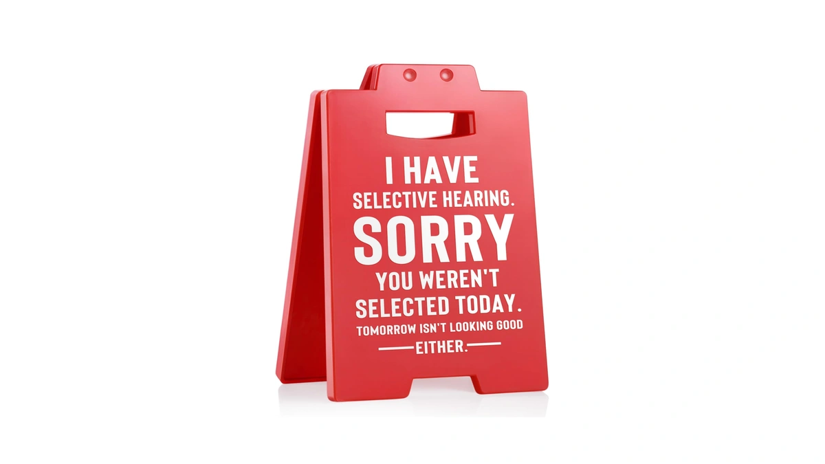 Funny Office Desk Decor - Mini Sign, Gag Gifts For