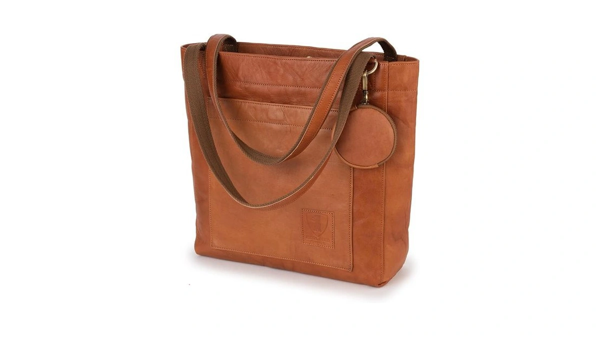 Berliner Bags Vintage Genuine Leather Tote Bag Seville, Handbag, Large