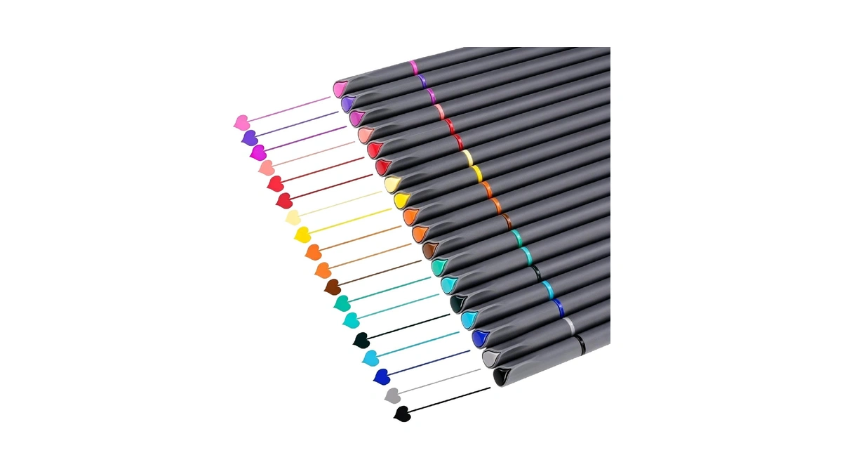 Ibayam 18 Colors Journal Planner Pens, Office School Supplies, Fine