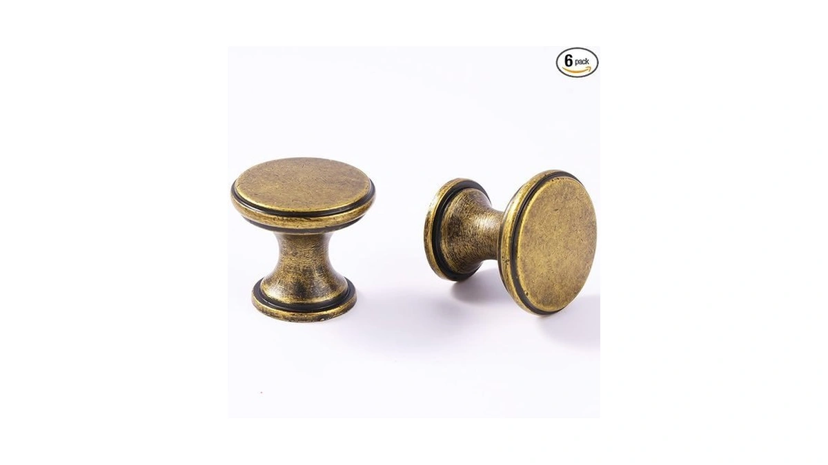 Vicycmc Single Hole Zinc Alloy Solid Cabinet Knobs,antique Brass Cabinet