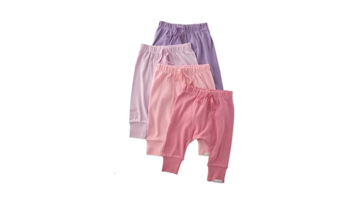 Butterblu Jordan 4-pack Jogger Pants 100% Organic Cotton Bottoms For