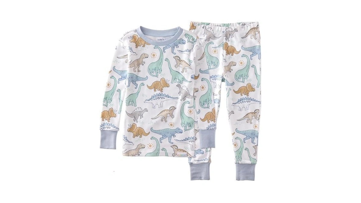 Butterblu Zen Snug-fit 2-piece Pajamas 100% Organic Cotton Long Sleeve