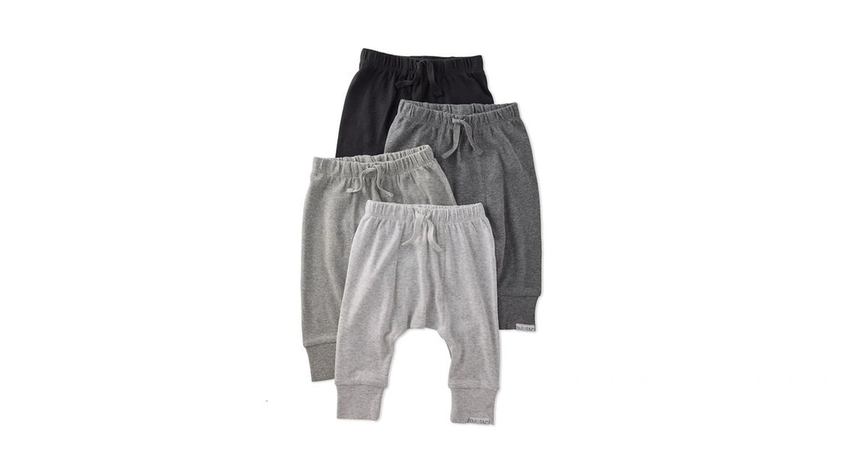 Butterblu Jordan 4-pack Jogger Pants 100% Organic Cotton Bottoms For