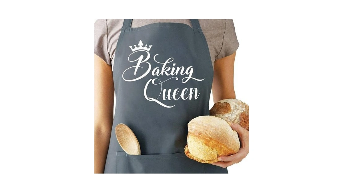 Saukore Funny Baking Aprons For Women, Cute Baking Gift For