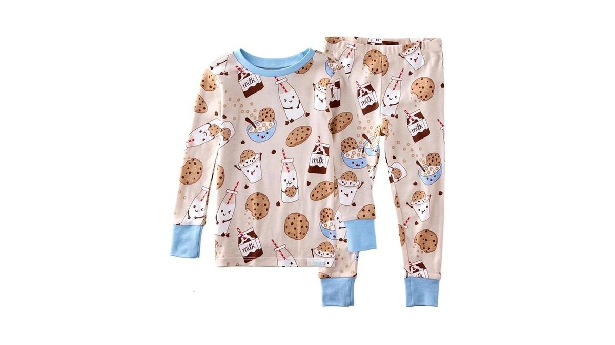 Butterblu Zen Snug-fit 2-piece Pajamas 100% Organic Cotton Long Sleeve