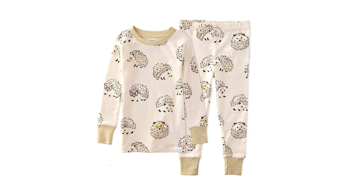 Butterblu Zen Snug-fit 2-piece Pajamas 100% Organic Cotton Long Sleeve