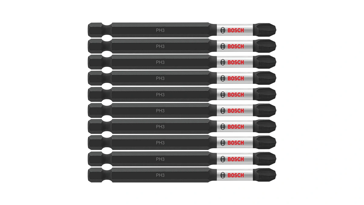 Bosch Itph335b 10-pack 3-1/2 In. Phillips #3 Impact Tough Screwdriving