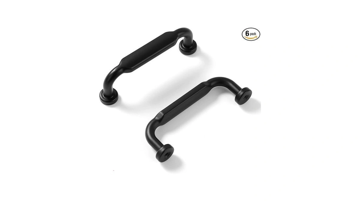 Vicycmc 3 Inch(76mm) Hole Center Matte Black Zinc Alloy Solid