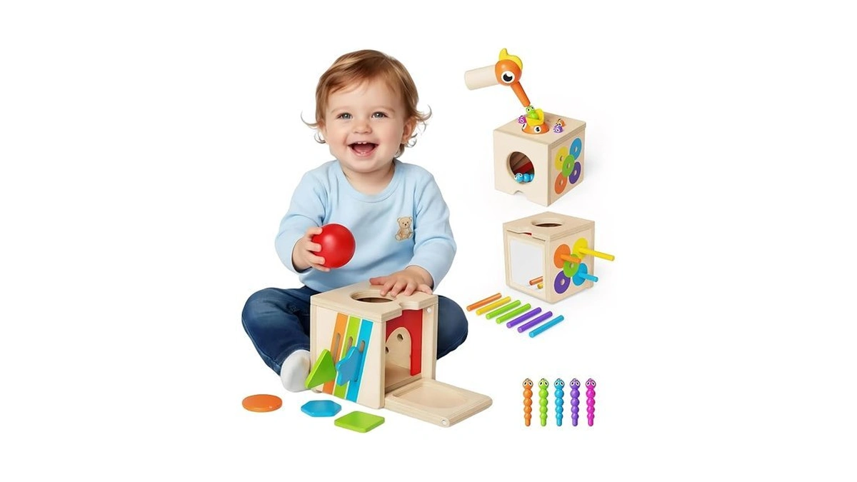Itainq 5 In 1 Montessori Toys For 1 2 3