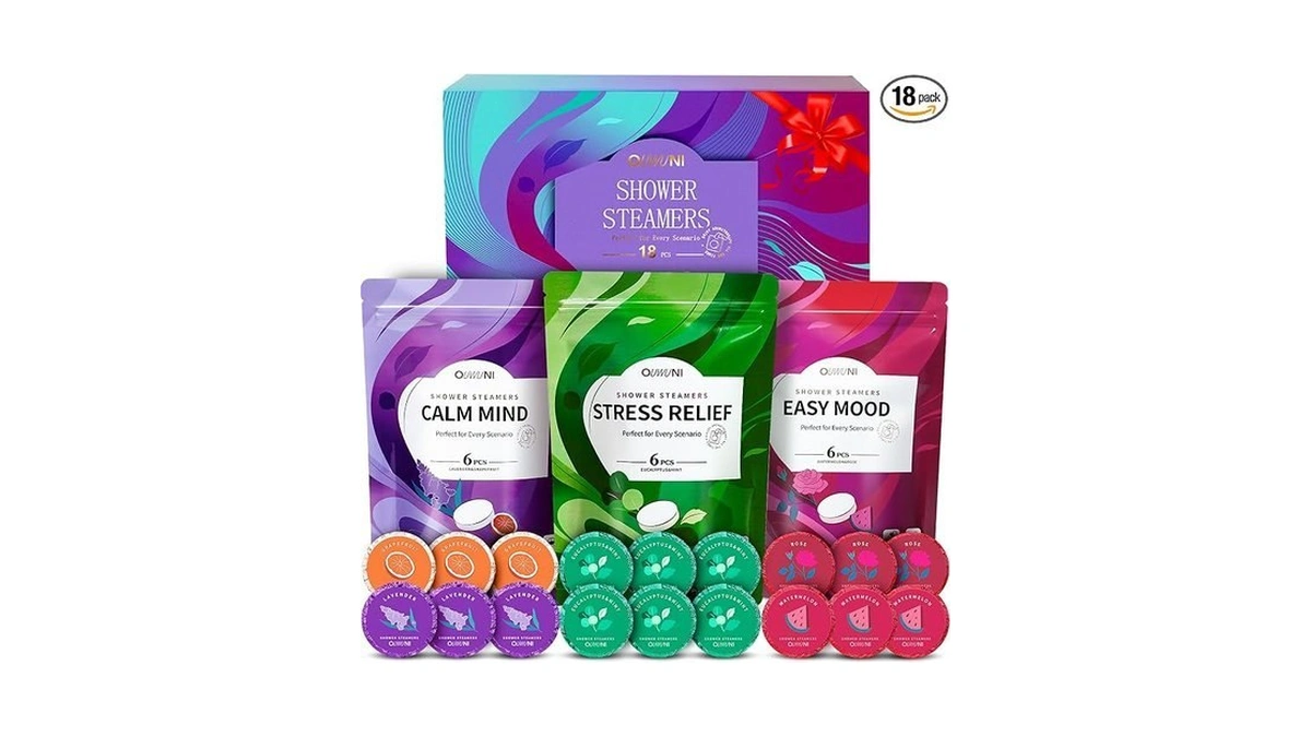 Shower Steamers Aromatherapy - 18 Pack Shower Bombs Natural Organic