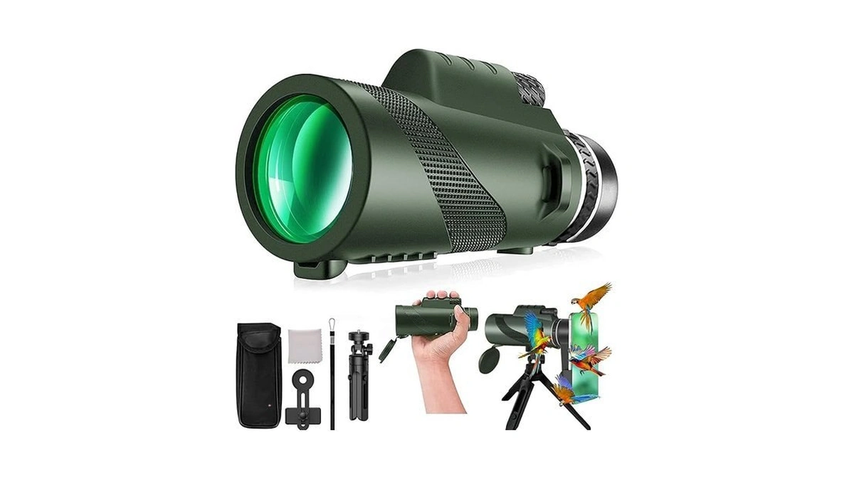 Monocular-telescope 80x100 High Powered Monoculars High Definition For Adults High