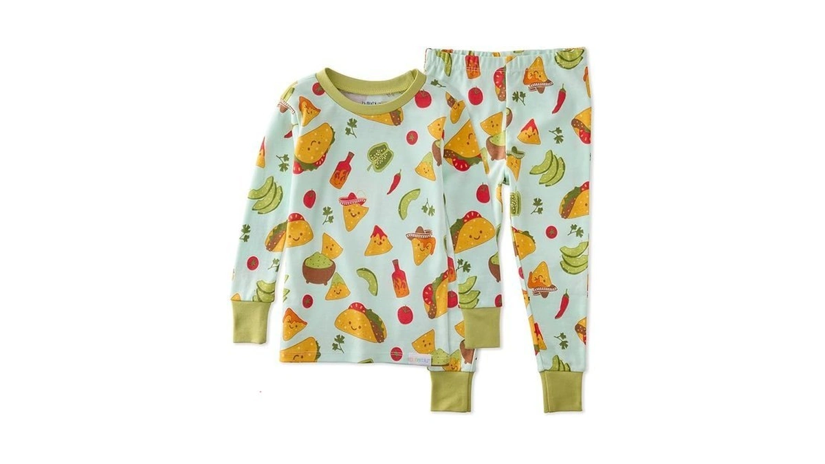 Butterblu Zen Snug-fit 2-piece Pajamas 100% Organic Cotton Long Sleeve