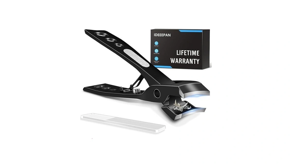 Ideeepan Toenail Clippers For Thick Nails & Ingrown Nails, Slanted