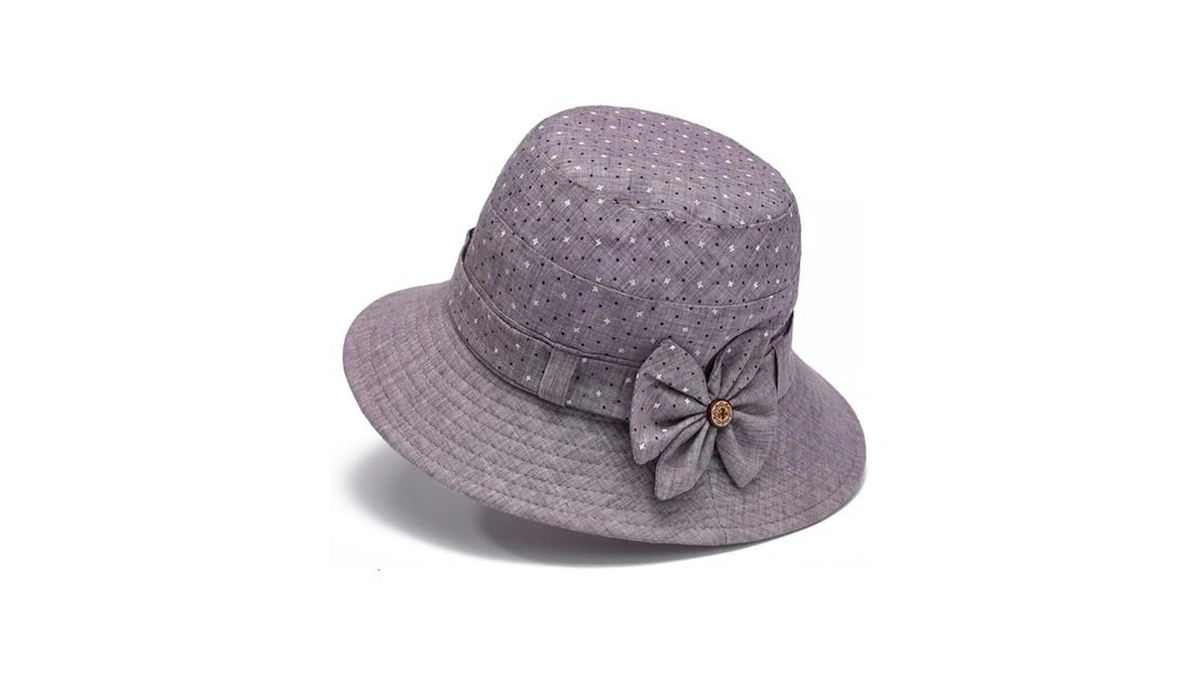 Yekeyi Women's Cotton Linen Bucket Hat Big Brim Hat Summer